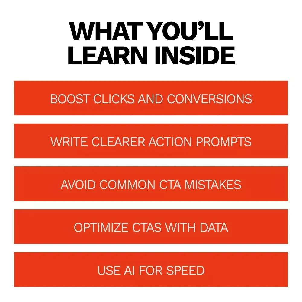 How to Write a Call-to-Action That Actually Works | Actionable CTA Copywriting Ebook Guide for Marketers & Creators