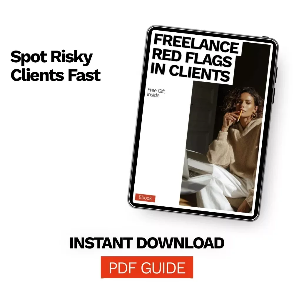 Freelance Red Flags in Clients eBook – Spot Trouble Early, Protect Your Work & Avoid Risky Projects | Freelance Red Flags in Clients Guide