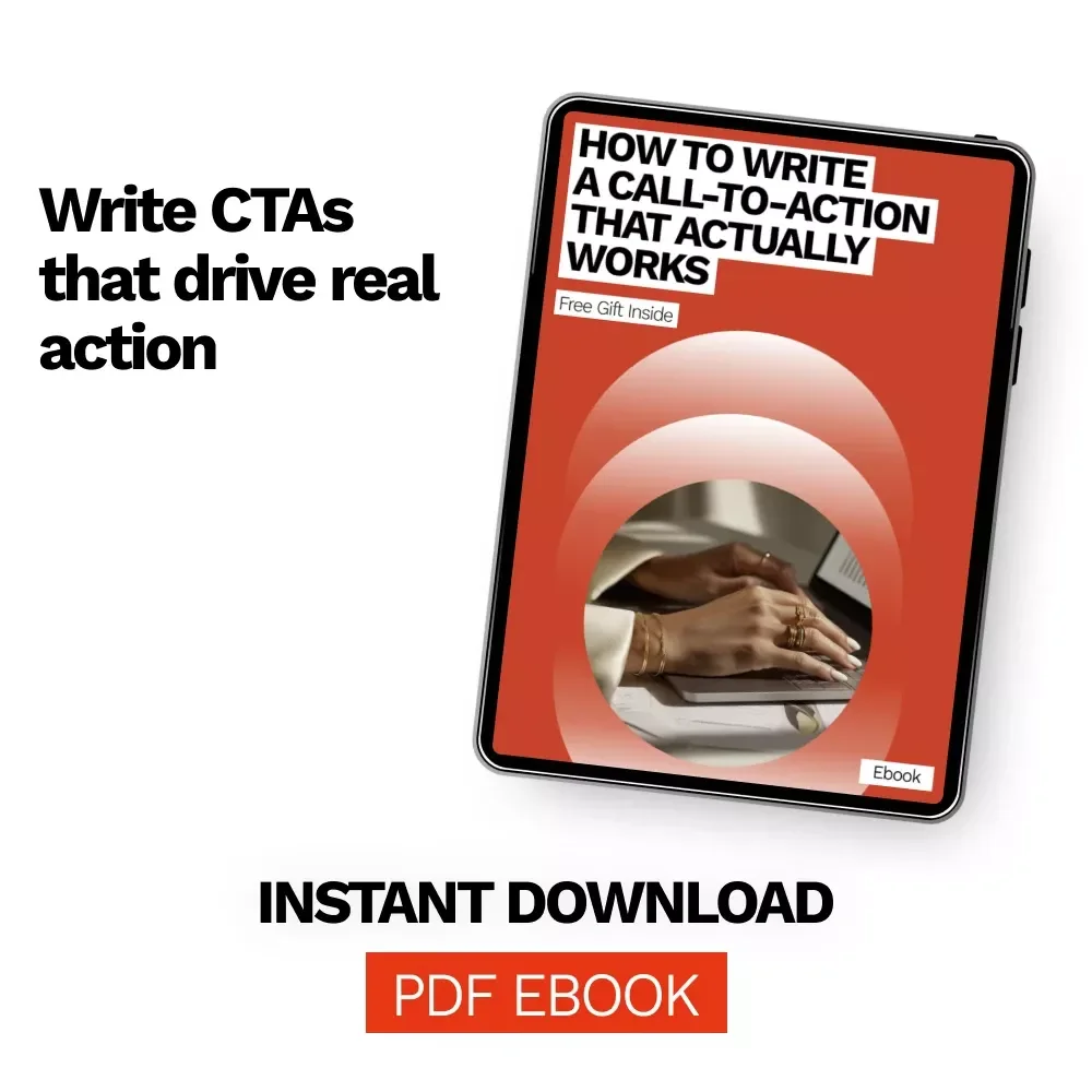 How to Write a Call-to-Action That Actually Works | Actionable CTA Copywriting Ebook Guide for Marketers & Creators