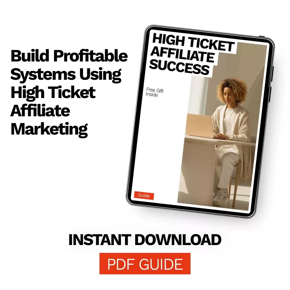 High Ticket Affiliate Success | Step-by-Step Guide to Profiting From High Ticket Affiliate Marketing Programs | Digital Download