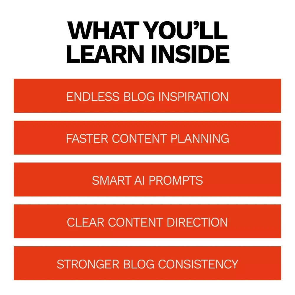 Spark Blog Ideas in Minutes with AI – Checklist for ai for generating blog post ideas, Content Creators, Bloggers & Marketers