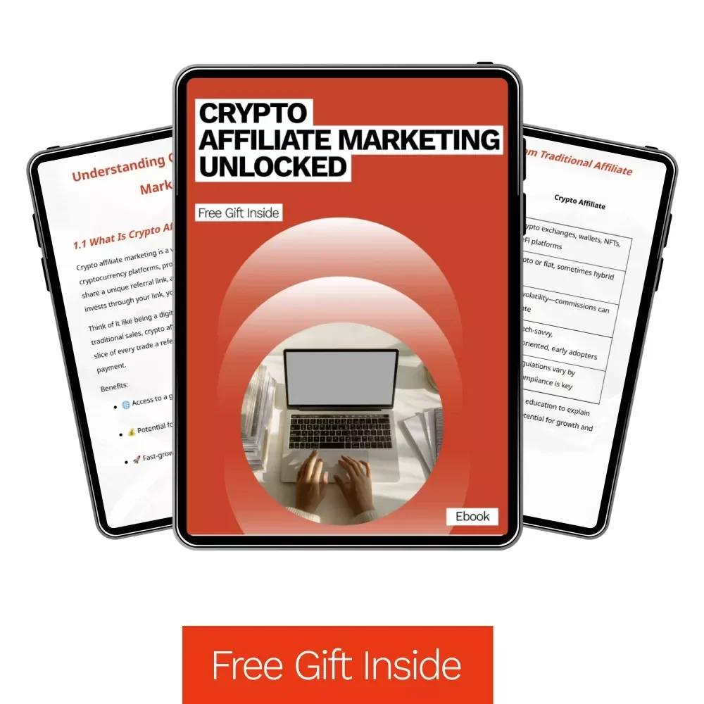 Crypto Affiliate Marketing Unlocked – Step-by-Step Ebook Guide to Profitable Crypto Affiliate Marketing Programs, Beginner to Advanced Digital Download