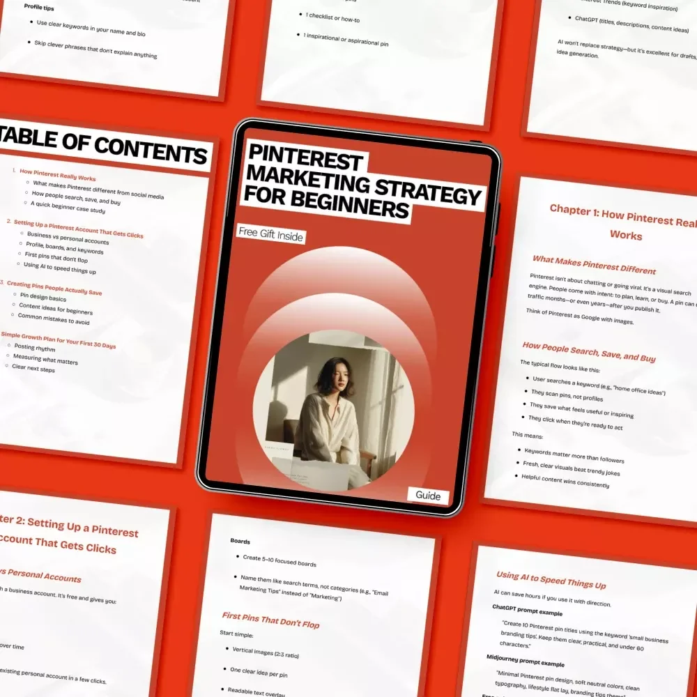 Pinterest Marketing Strategy for Beginners – Ultimate Guide to Growing Your Traffic, Engagement, and Sales on Pinterest