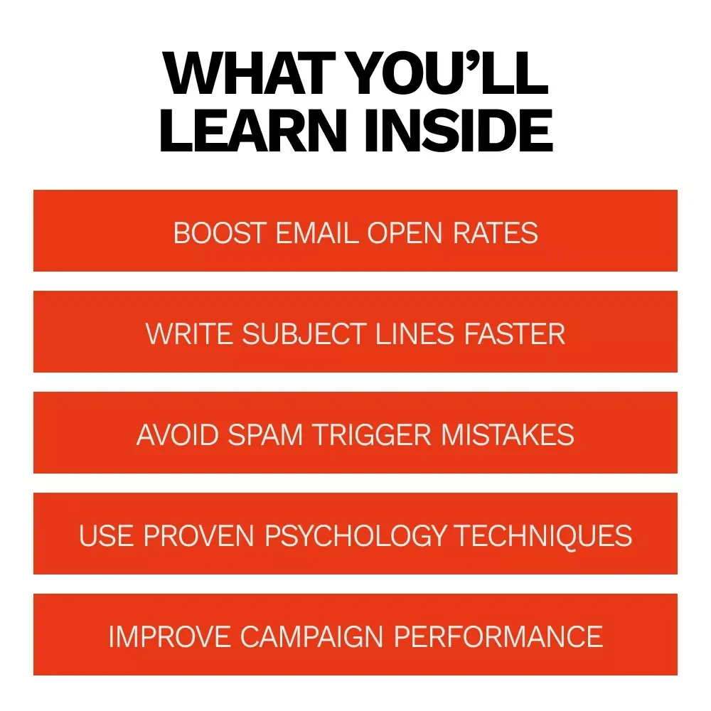 Subject Lines That Click: How to Get Your Emails Opened Every Time | Email Subject Lines That Get Opened eBook for Marketers & Creators