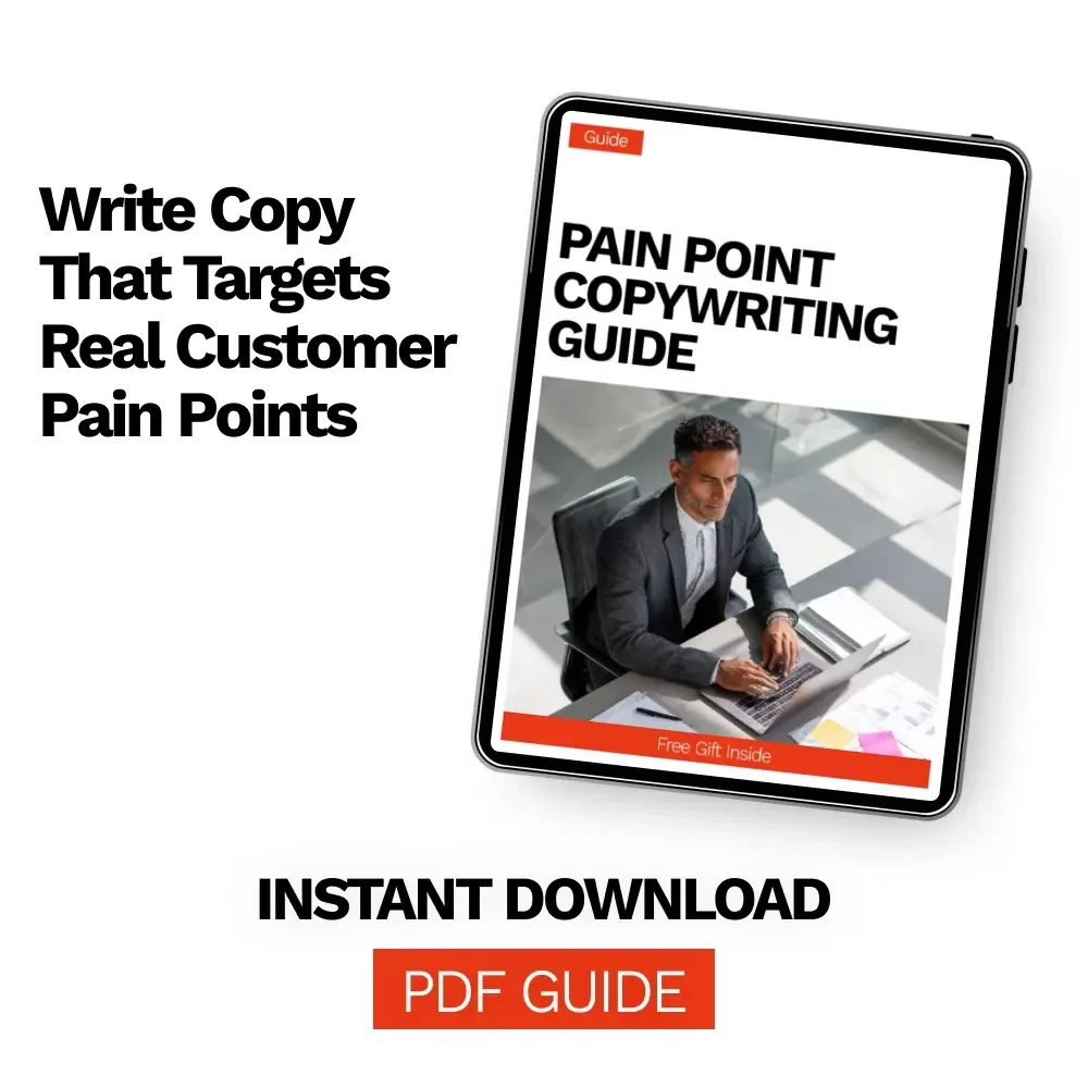Pain Point Copywriting Guide – Digital Marketing Writing Resource for pain point copywriting how to do it, Sales Pages, Emails & Brand Messaging