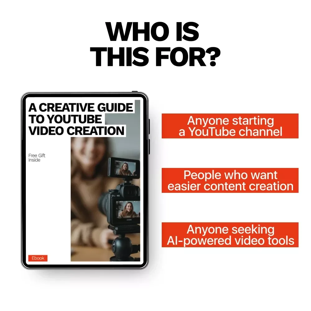 A Creative Guide to YouTube Video Creation – Master AI Video Creation Tools for YouTube, Script Writing, Text-to-Video, Thumbnails, and Engagement Optimization
