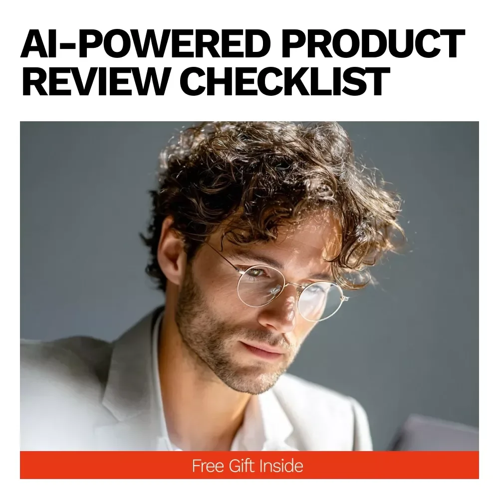 AI-Powered Product Review Checklist | Digital Download for Sellers & Creators | AI for Writing Product Reviews Guide