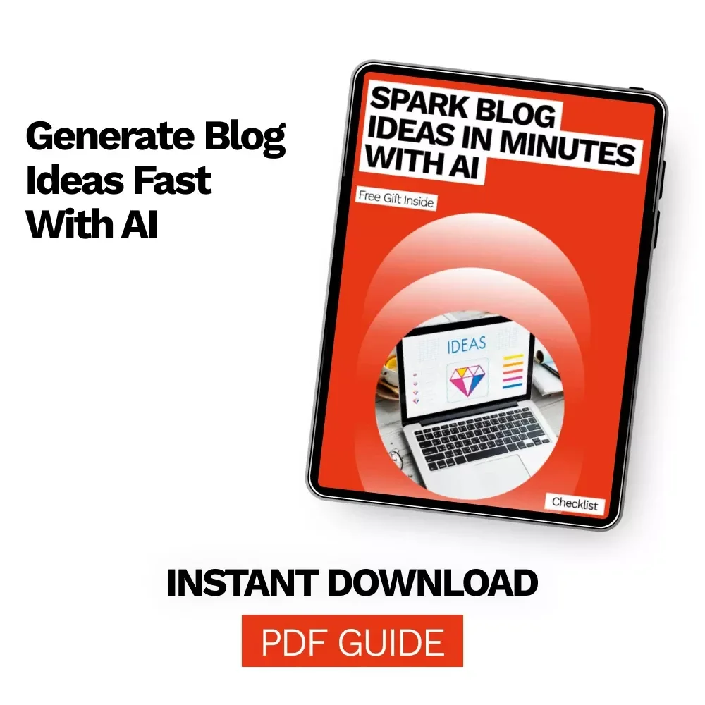 Spark Blog Ideas in Minutes with AI – Checklist for ai for generating blog post ideas, Content Creators, Bloggers & Marketers