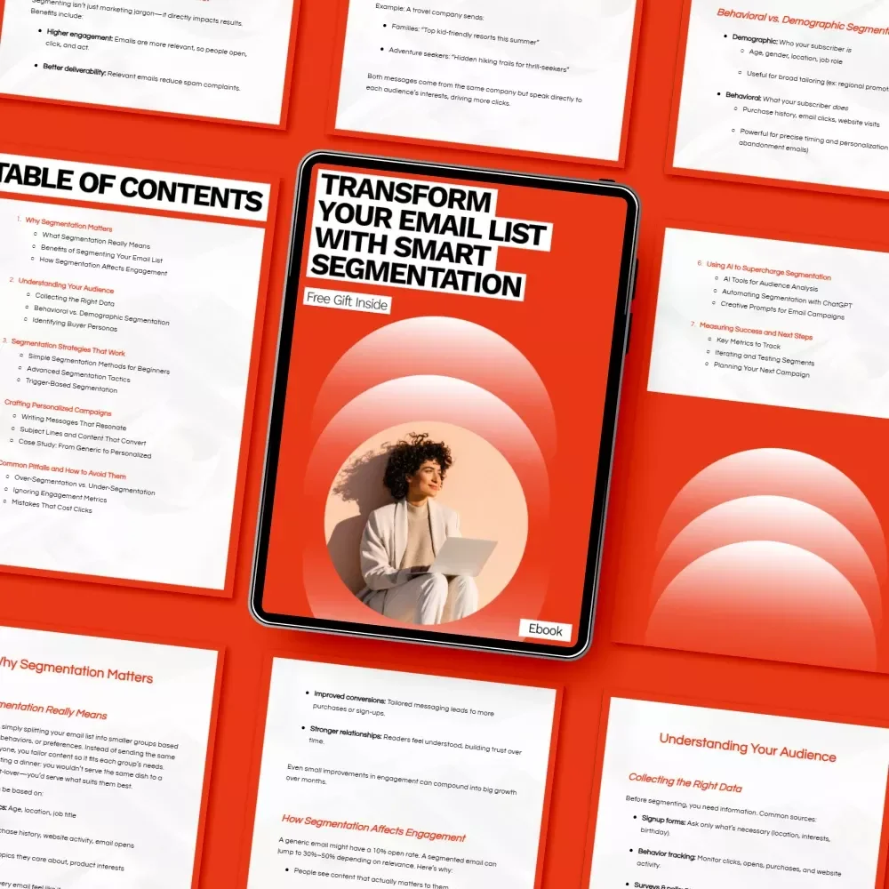 Transform Your Email List with Smart Segmentation – Ultimate Guide to Email List Segmentation for Beginners, Boost Engagement & Personalize Campaigns Ebook