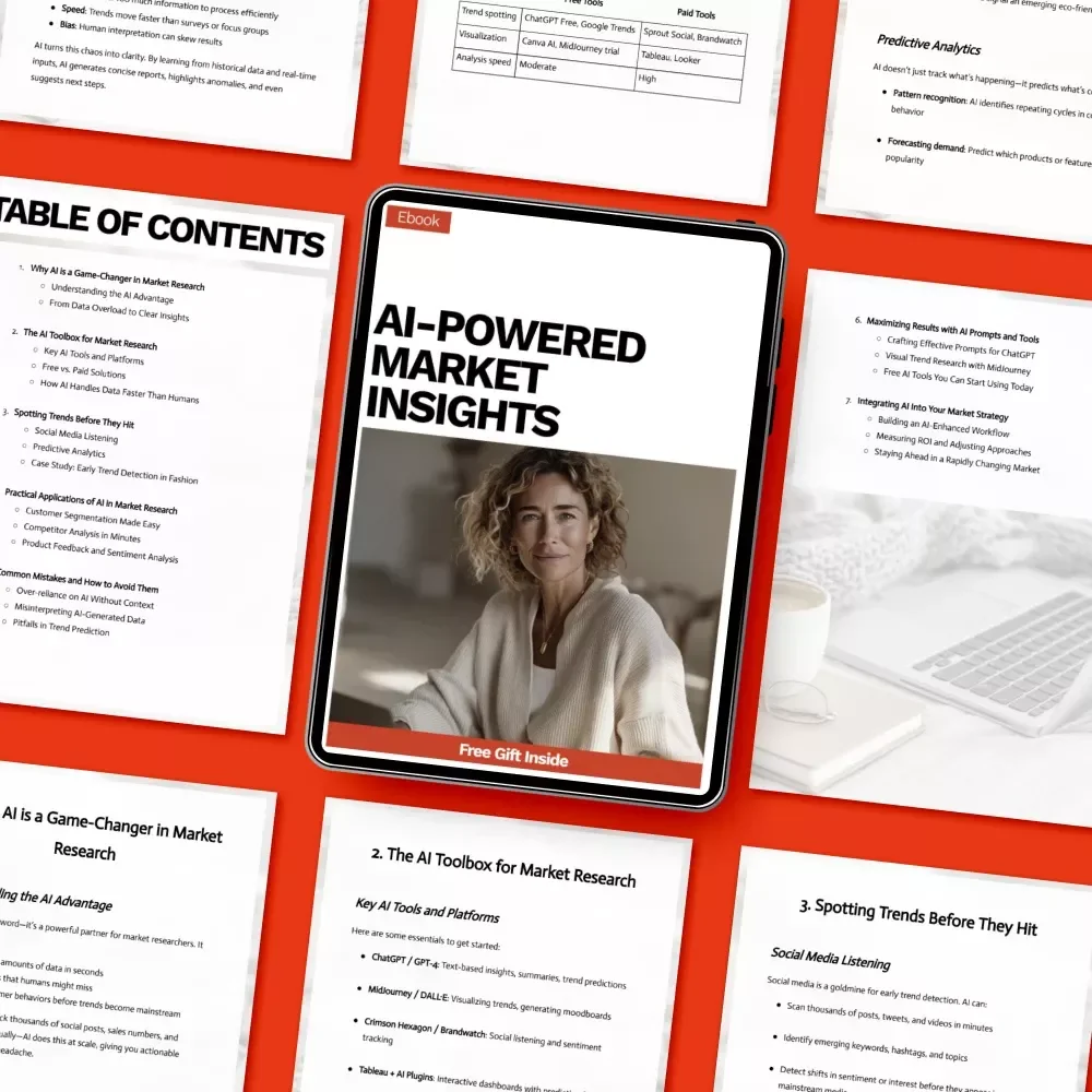 AI-Powered Market Insights – Practical Ebook Guide to ai for market research and trends, Data-Driven Strategy, Trend Forecasting & Smarter Decisions