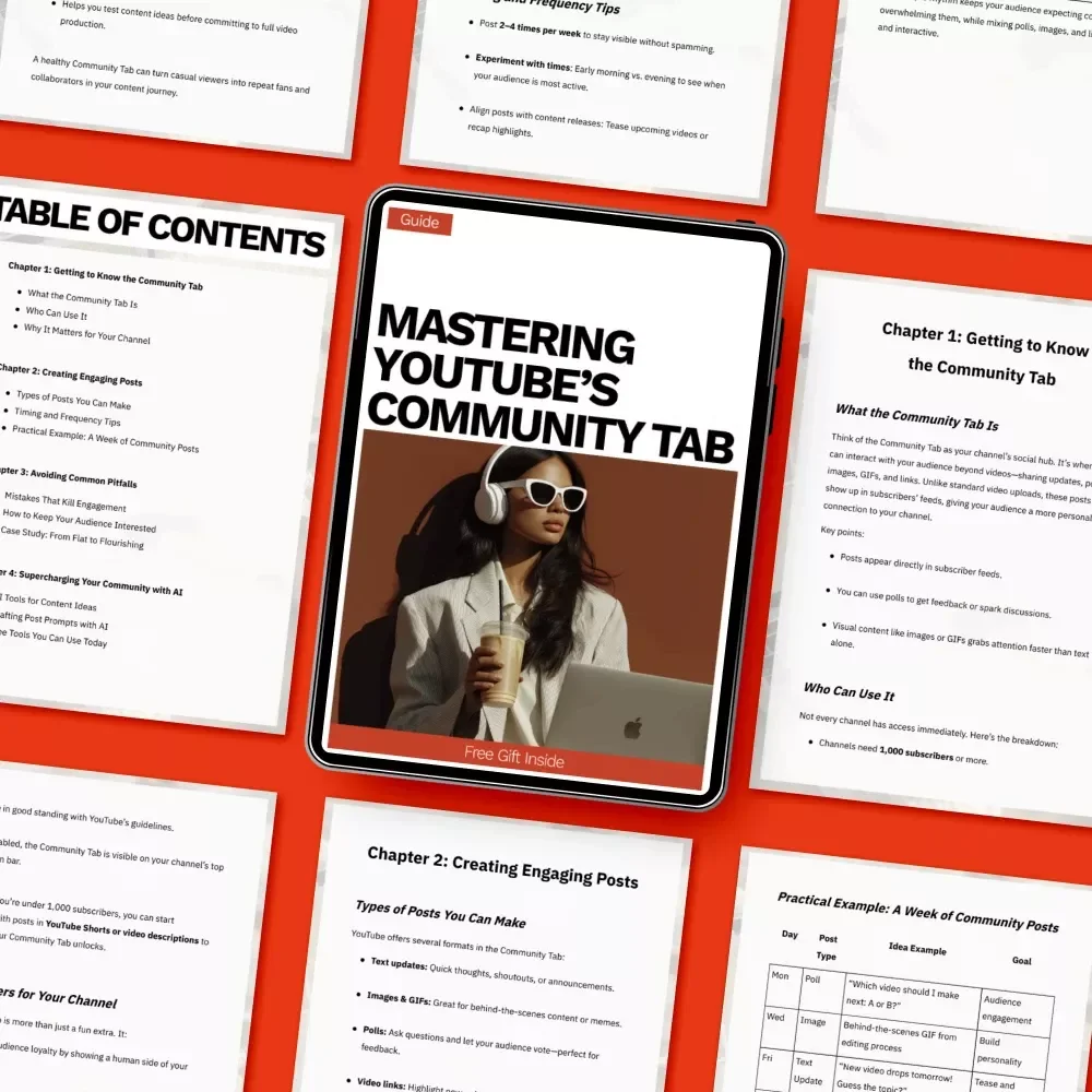 Mastering YouTube’s Community Tab Guide – Step-by-Step YouTube Community Tab How to Use eBook for Engagement and Growth
