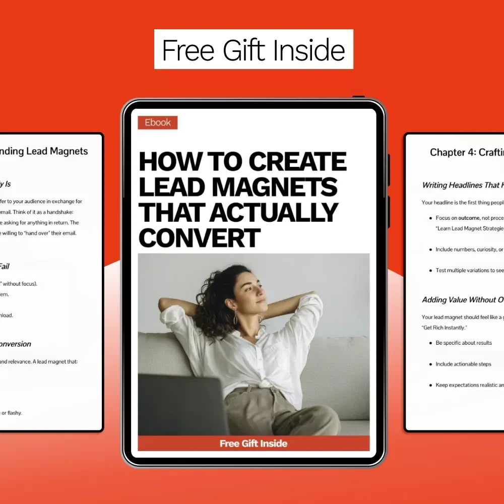How to Create Lead Magnets That Actually Convert | Ebook Guide for Creating Lead Magnets That Convert, Grow Your Email List & Boost Sign-Ups