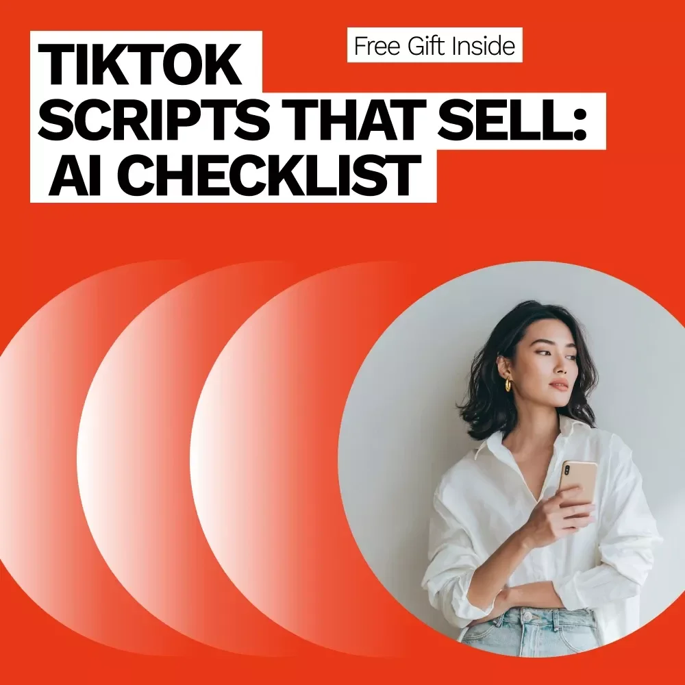 TikTok Scripts That Sell: AI Checklist | AI TikTok Video Script Generator for Viral Hooks, High-Converting Content & Creator Growth