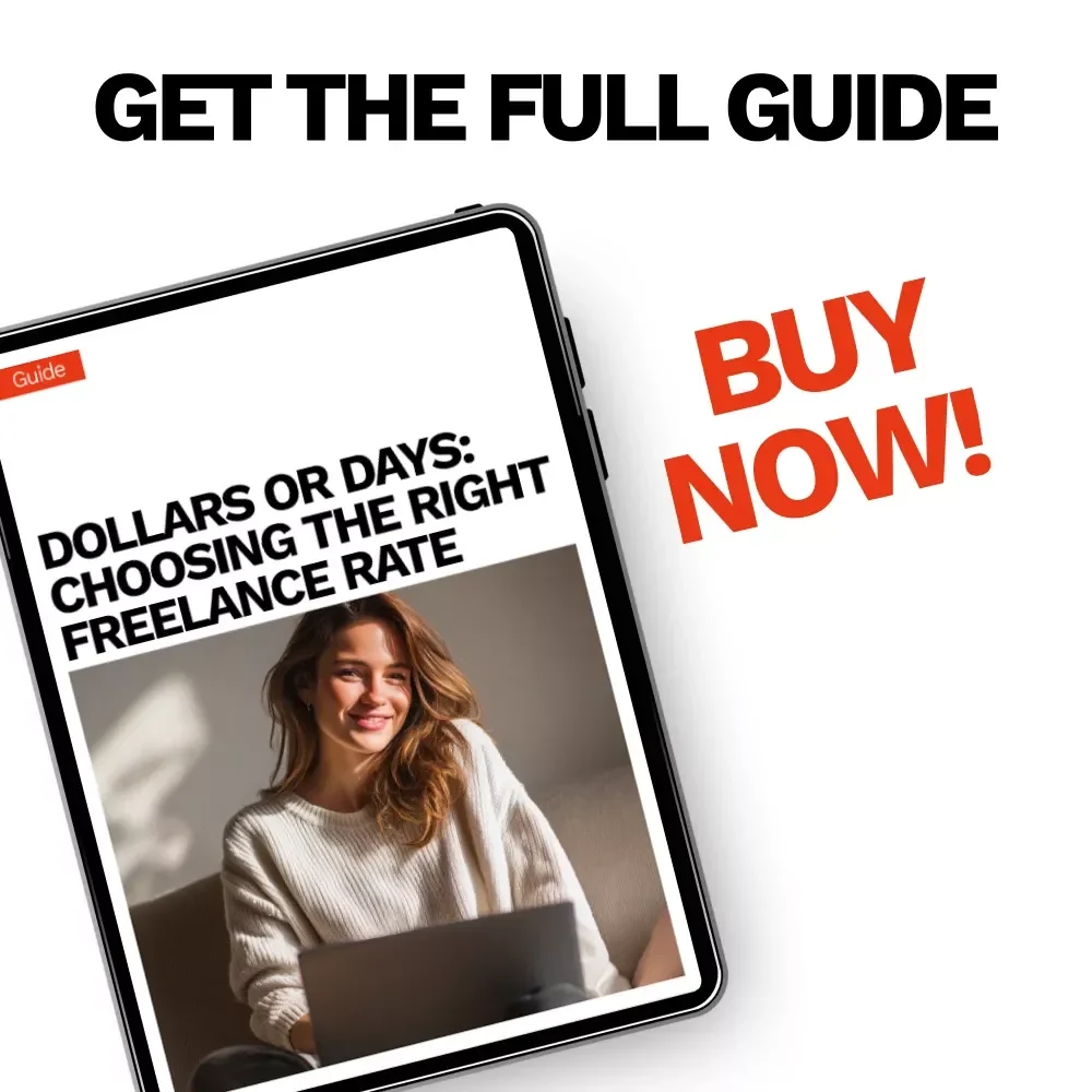 Dollars or Days: Choosing the Right Freelance Rate – Smart Guide to hourly rate vs project rate for freelancers