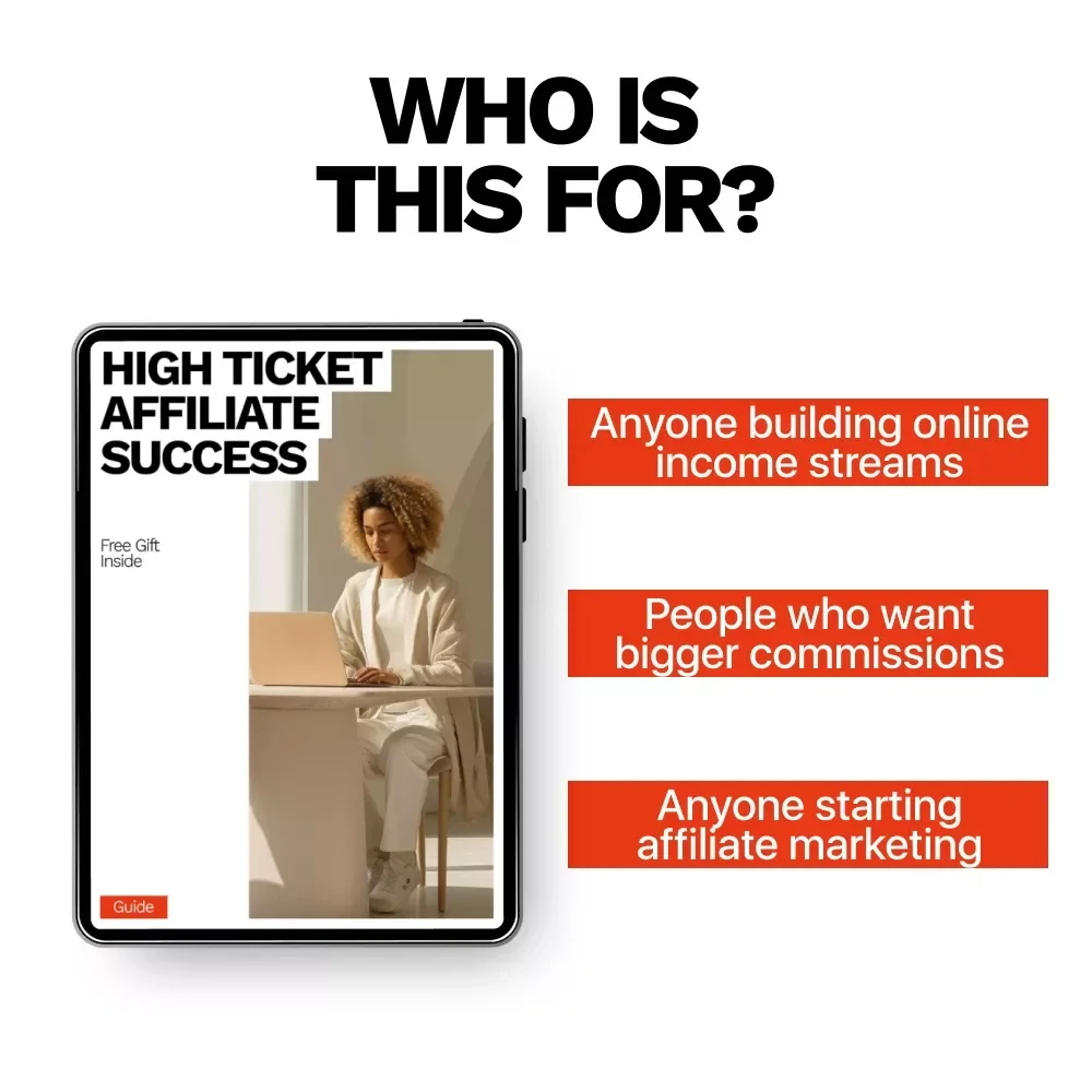 High Ticket Affiliate Success | Step-by-Step Guide to Profiting From High Ticket Affiliate Marketing Programs | Digital Download