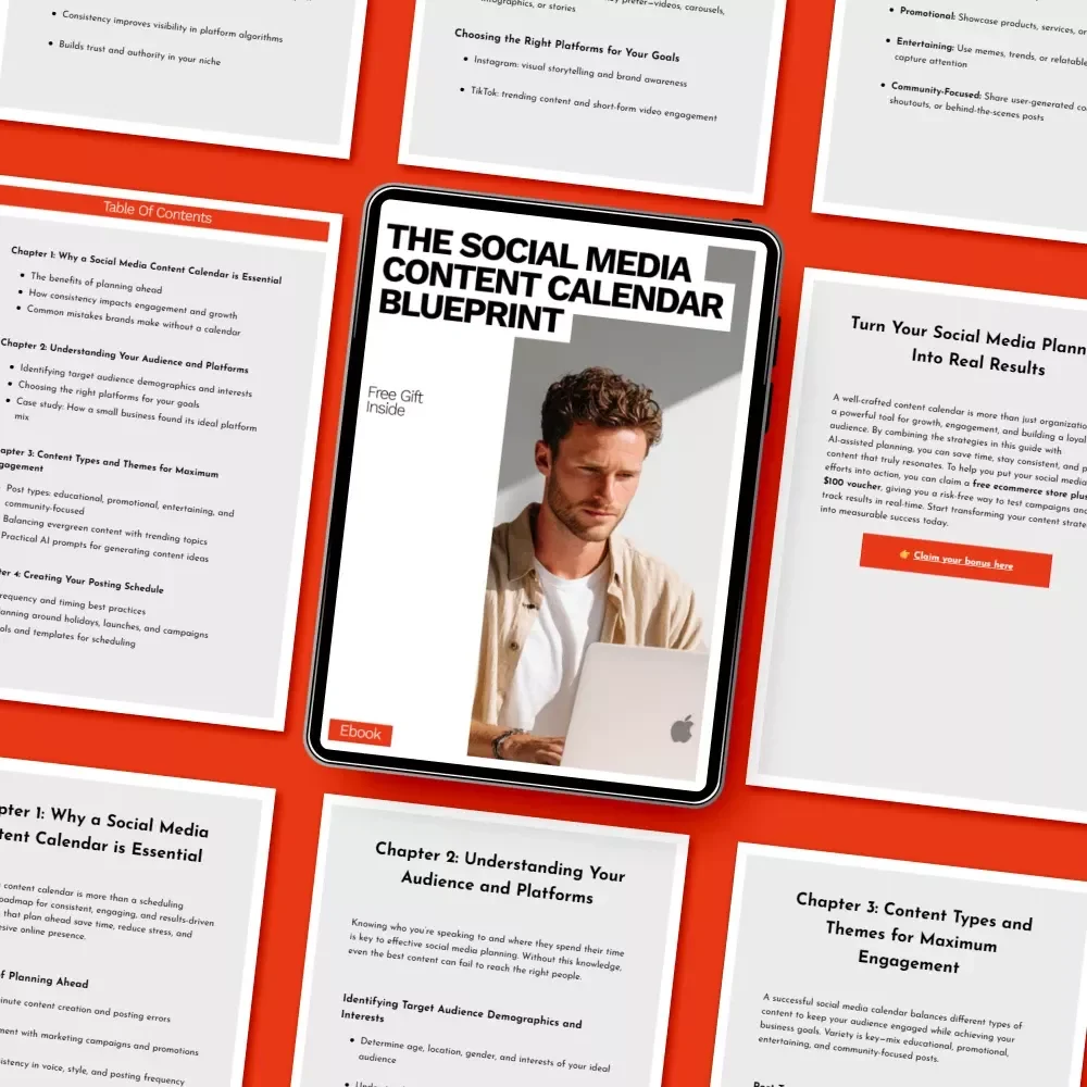 The Social Media Content Calendar Blueprint – Ultimate Guide & eBook for Planning, AI-Driven Ideas, and Posting Strategy