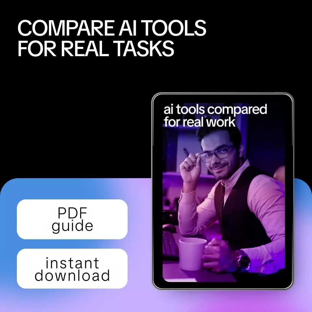 AI Tools Compared for Real Work | Practical Guide & Checklist for Smarter AI Tool Comparison for Different Tasks
