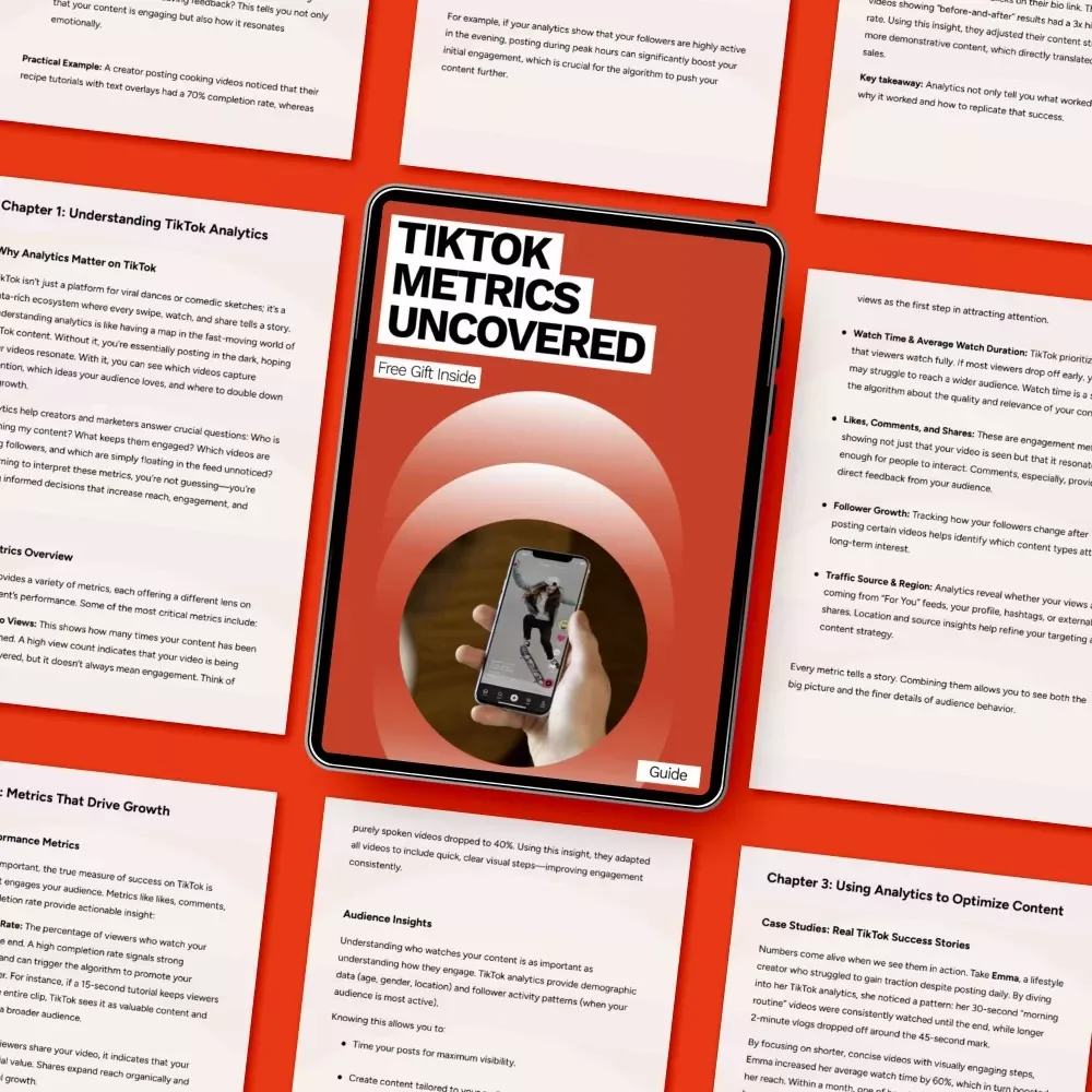 TikTok Metrics Uncovered – A Practical Guide to TikTok Analytics, What to Track, and How to Grow Smarter