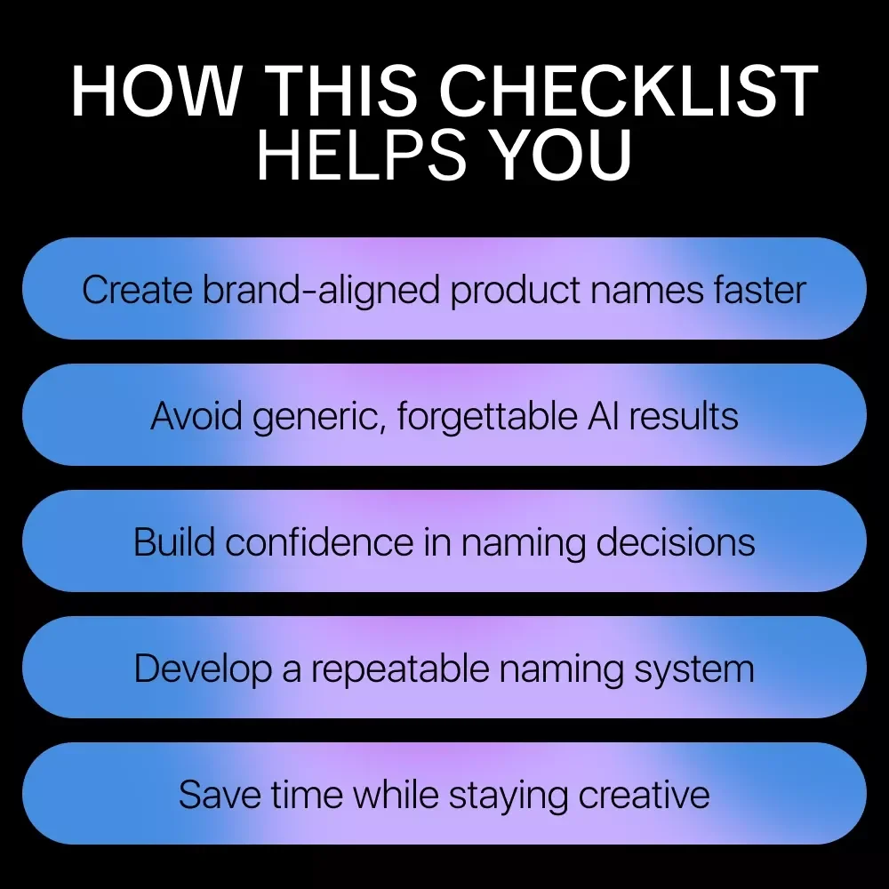 Name It Like a Pro | AI for Generating Product Names Guide, Brand Naming Workbook, Digital Download for Creators & Shop Owners