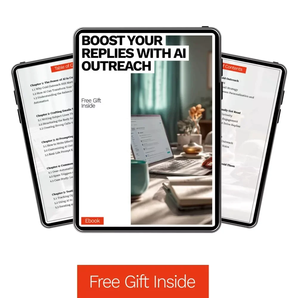 Boost Your Replies with AI Outreach | Ebook Guide on ai for writing cold outreach emails, Smarter Cold Email Strategy, Higher Response Rates