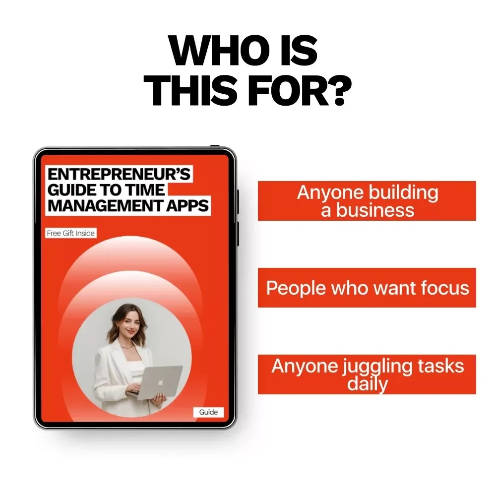 Entrepreneur’s Guide to Time Management Apps | Productivity Guide for Busy Founders, Digital Download, Time Management Apps for Entrepreneurs