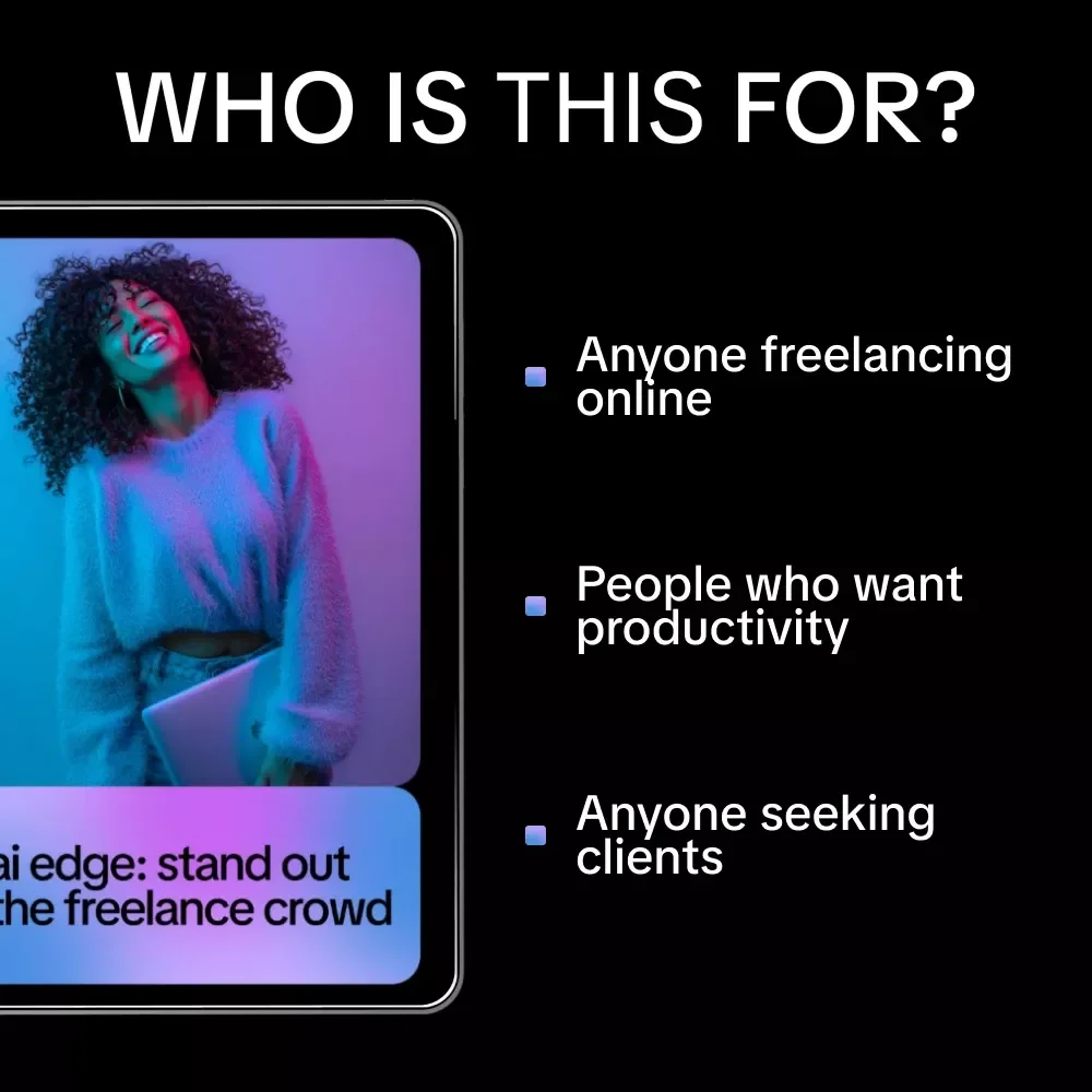 AI Edge: Stand Out in the Freelance Crowd – Freelancing eBook for Creators | Use AI to Stand Out in a Crowded Freelance Market | Digital Download Guide for Boosting Skills, Visibility, and Income