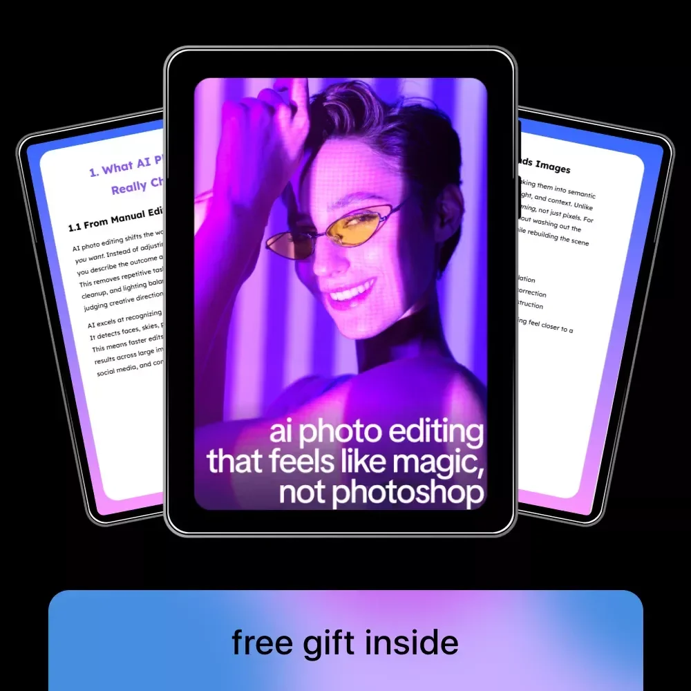 AI Photo Editing That Feels Like Magic, Not Photoshop – Master AI for Photo Editing Like Photoshop eBook