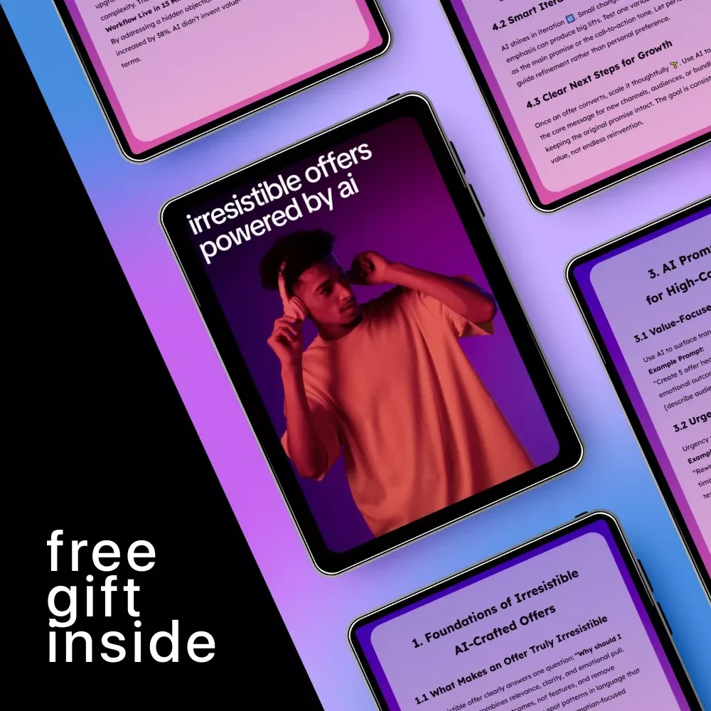 Irresistible Offers Powered by AI | Smart Guide to AI for Crafting Irresistible Offers, High-Converting Prompts & Scalable Sales Systems