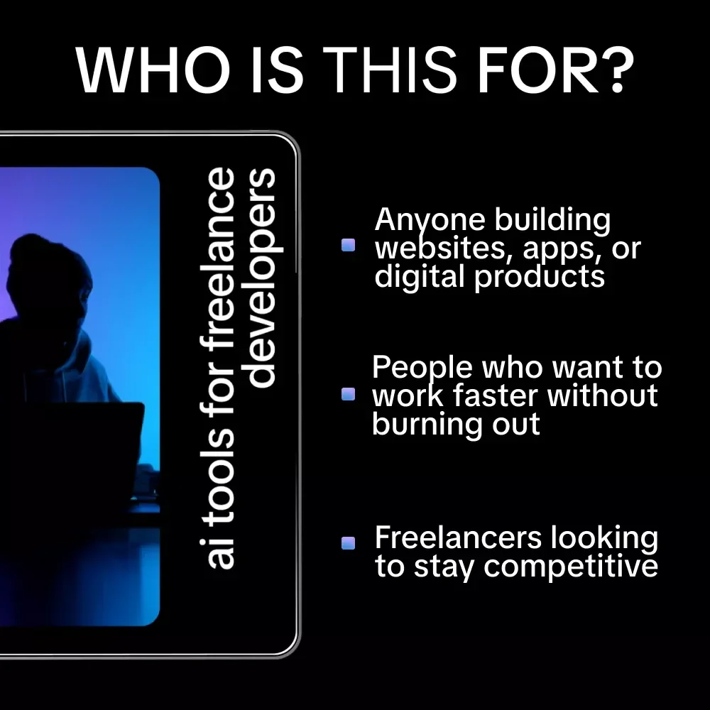 AI Tools for Freelance Developers – Ultimate AI Guide, eBook & Checklist for Faster Coding, Smarter Workflows & Productivity