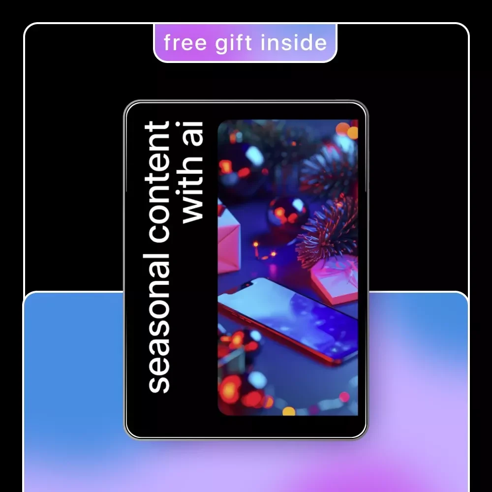 Seasonal Content With AI – eBook for Smart Planning & ai for seasonal content ideas, Content Calendars & Prompt Frameworks