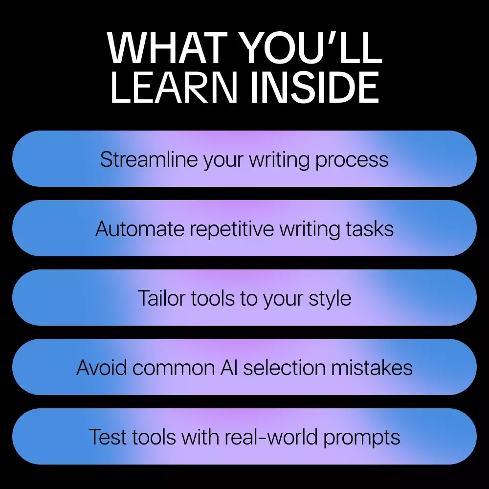 Choose the Right AI Writing Assistant Guide – How to Choose the Best AI Writing Tool for Your Needs