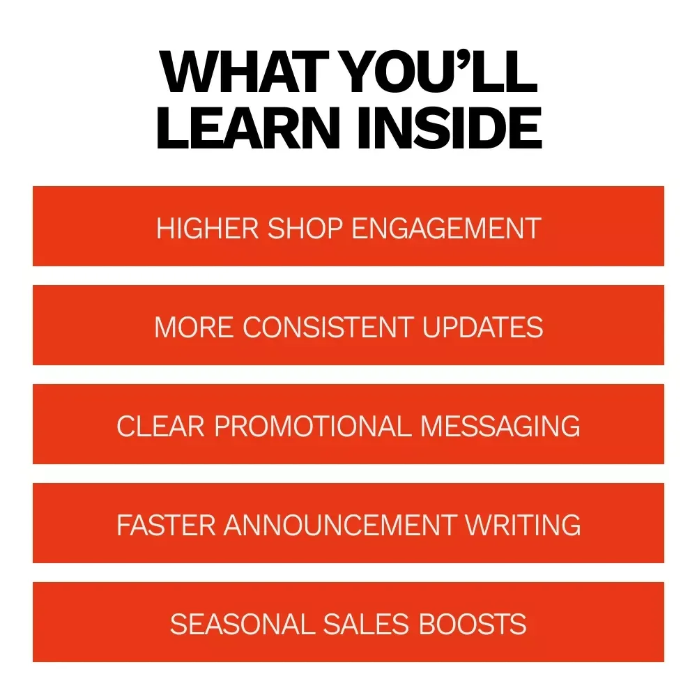 Etsy Shop Announcements That Sell – Practical eBook with Proven Strategies and etsy shop announcement examples for More Clicks, Trust, and Sales