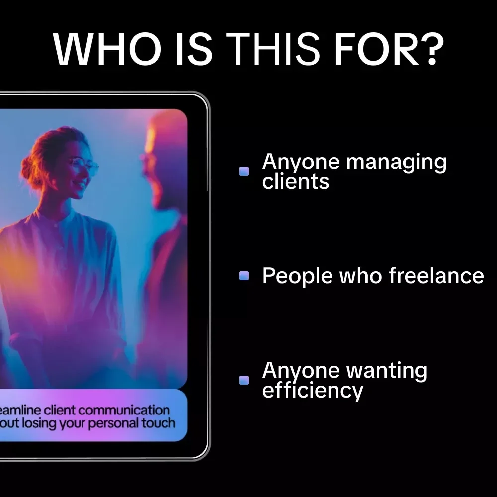 Streamline Client Communication Without Losing Your Personal Touch | AI to Handle Client Communication Efficiently | Freelance Workflow Guide | Digital Download