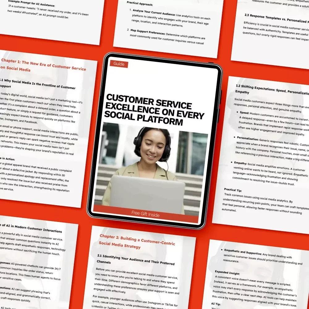 Customer Service Excellence on Every Social Platform – Professional Guide with Proven social media customer service tips, AI Tools & Real-World Examples