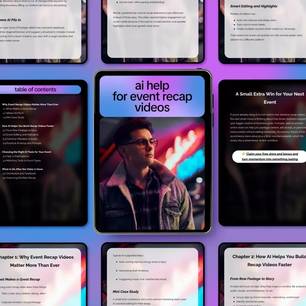 AI Help for Event Recap Videos – Practical Guide for Faster Editing, Smarter Highlights & High-Impact Event Videos
