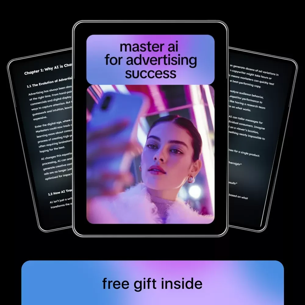 Master AI for Advertising Success – Ebook Guide on how to use ai to write ads that perform for Digital Marketers & Entrepreneurs