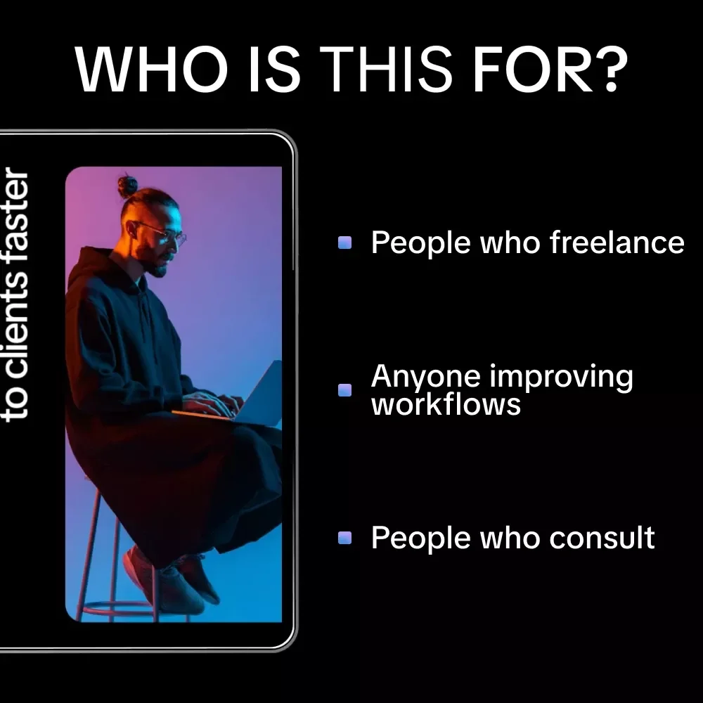 AI Boost: Deliver More Value to Clients Faster – Freelancers’ AI Workflow eBook | Digital Download eBook | Use AI to Deliver Extra Value to Clients Fast | Productivity, Client Value & Workflow Automation