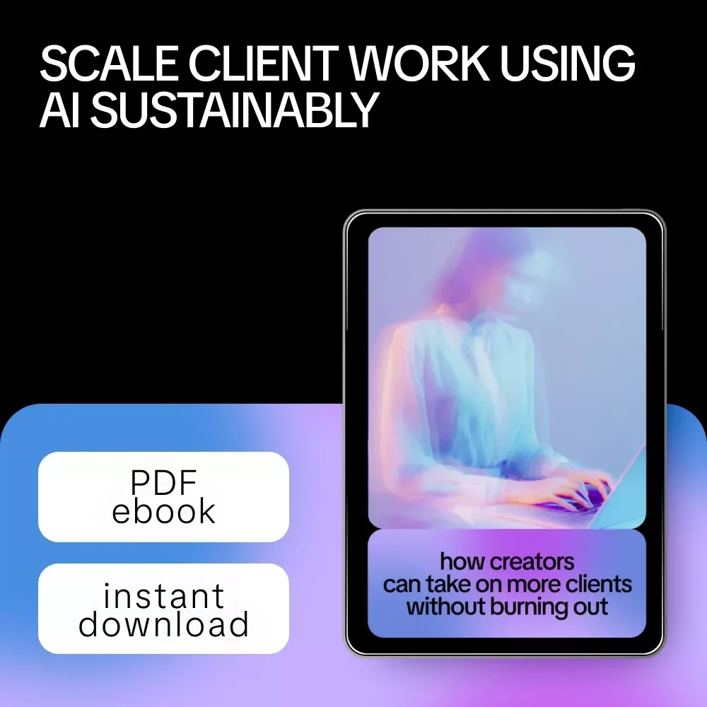 How Creators Can Take on More Clients Without Burning Out | AI-Powered Scaling Guide for Freelancers & Creators | Smart Systems, Sustainable Growth Ebook