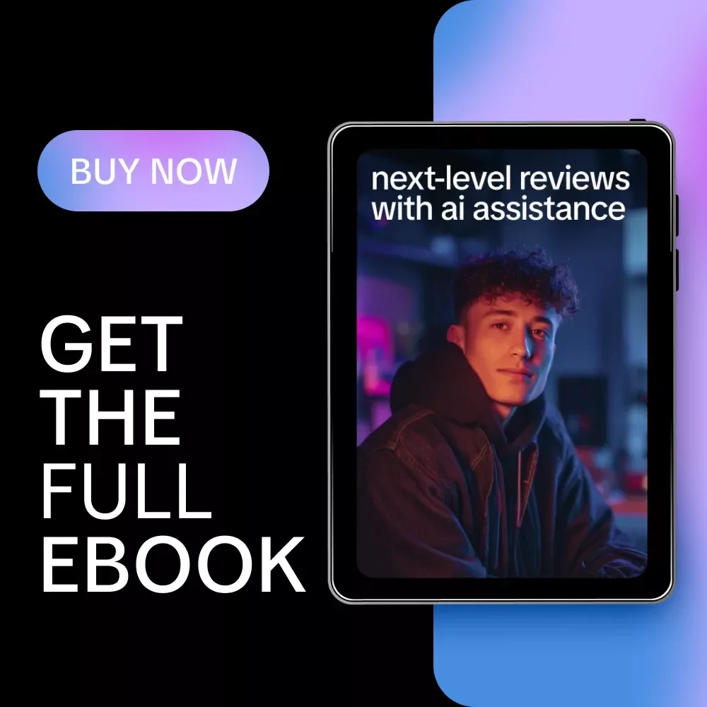 Next-Level Reviews with AI Assistance | ai help for writing product reviews | Smart E-Commerce Review Writing Ebook