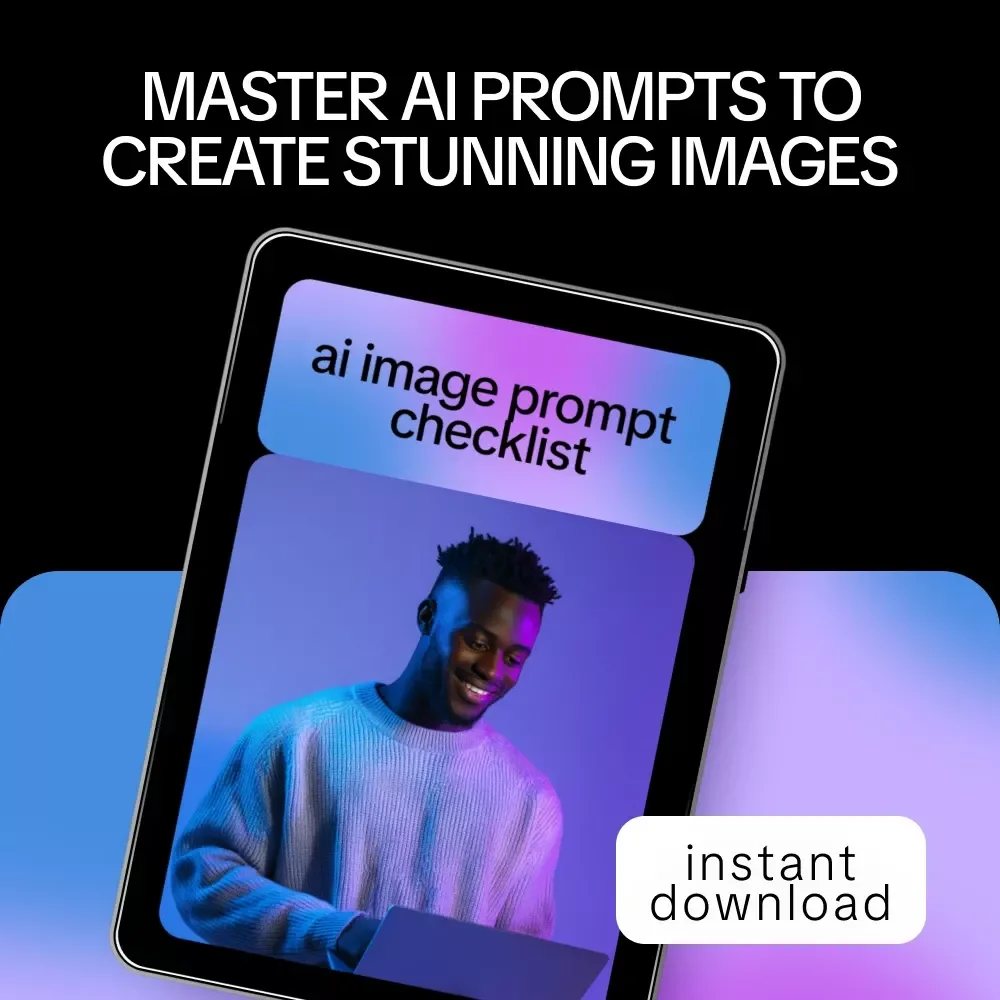 AI Image Prompt Checklist – Ultimate AI Image Prompt Cheat Sheet for Creators & Designers