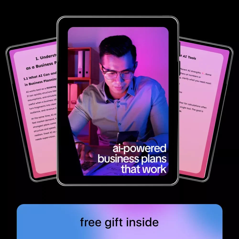 AI-Powered Business Plans That Work – Smart Guide Using ai to create a business plan, Startup Strategy, Market Research & Growth Planning