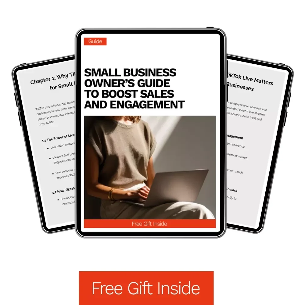 Small Business Owner’s Guide to Boost Sales and Engagement | TikTok Live Strategy Guide for tiktok live for small business