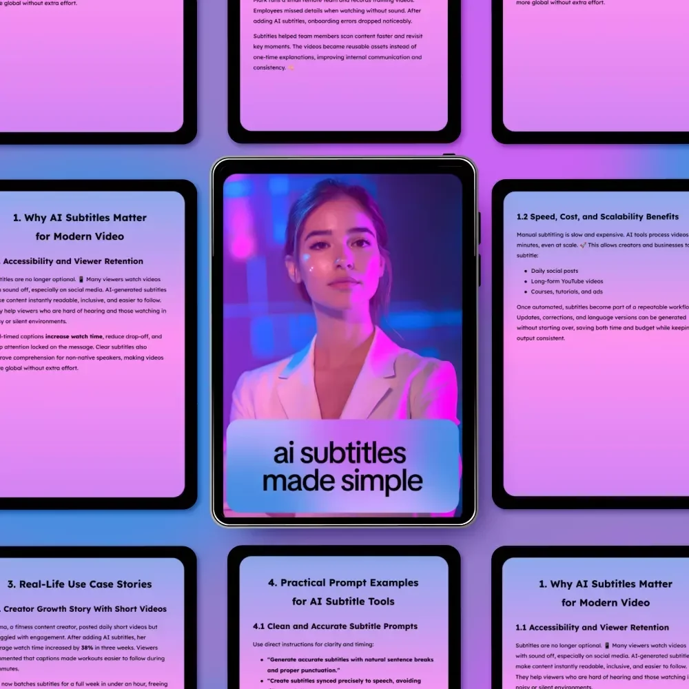 AI Subtitles Made Simple: Ultimate Guide to Using AI to Add Subtitles to Video