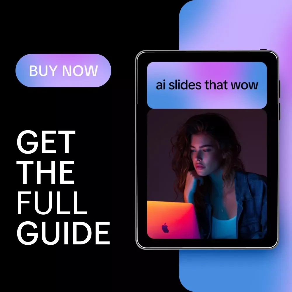 AI Slides That Wow: Ultimate Guide, eBook & Checklist for AI Presentation Makers, Prompts, Real-Life Use Cases, Mistakes to Avoid & Pro Tips