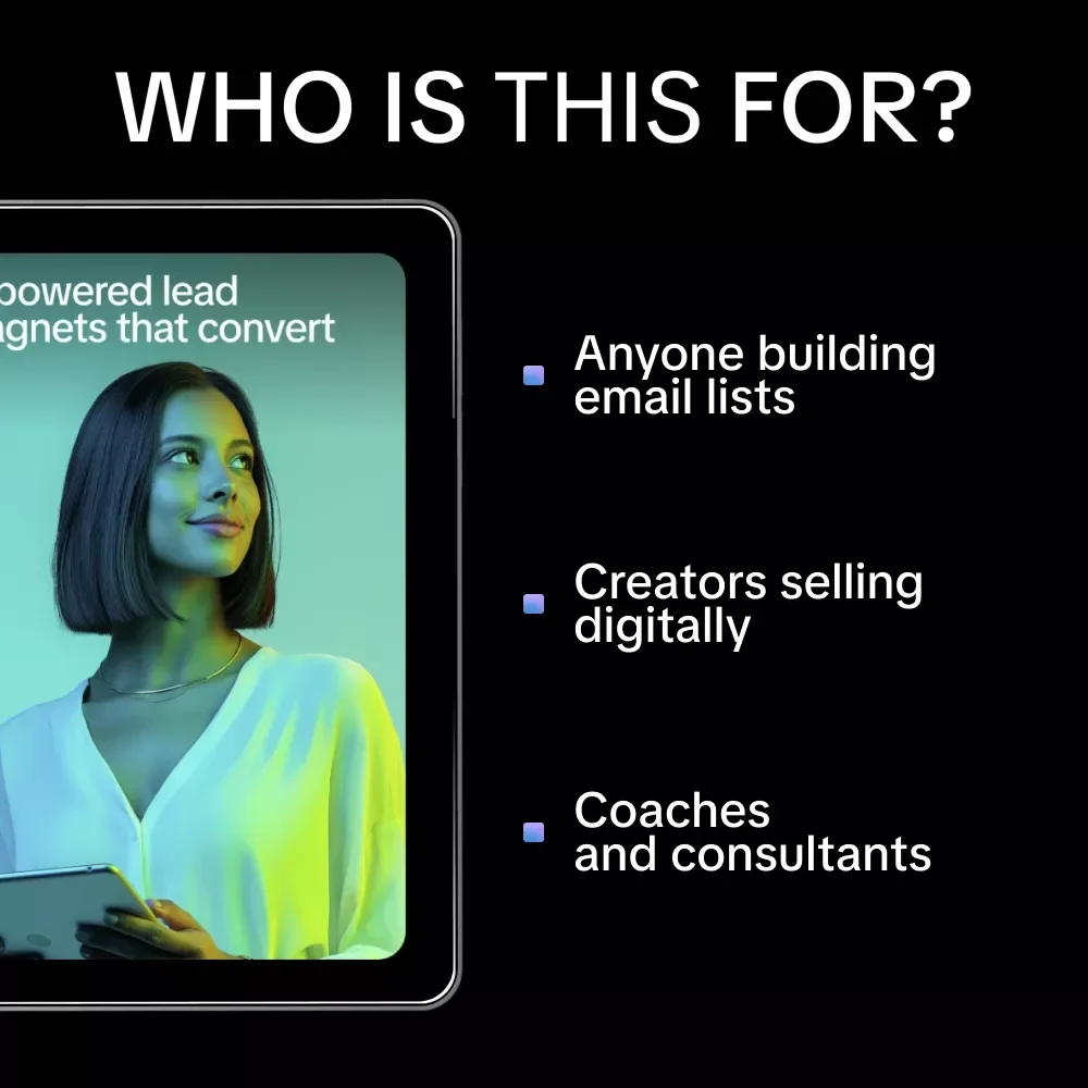 AI-Powered Lead Magnets That Convert | Ebook on ai for creating lead magnets, High-Converting Checklists, Guides & Prompts for Email List Growth