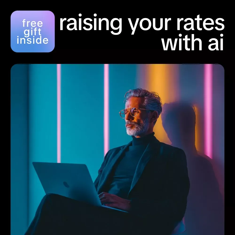Raising Your Rates with AI (Without the Awkwardness) – Confidence-Boosting Pricing Guide for Freelancers | Use ai to raise your rates with confidence | Digital Download Guide