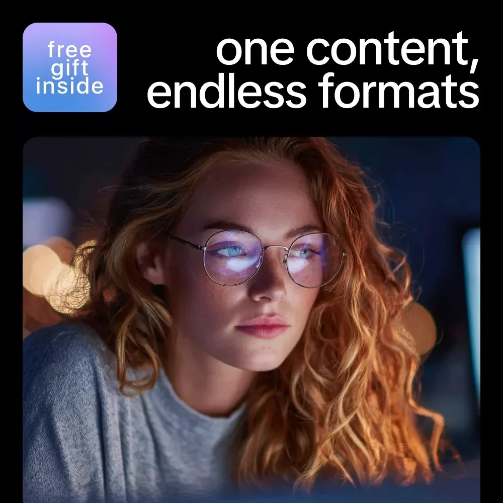 One Content, Endless Formats – AI for Repurposing One Piece of Content Guide for Creators, Coaches & Small Businesses