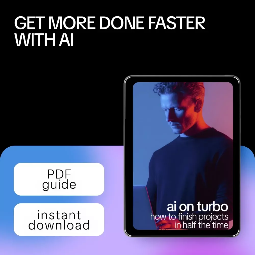 AI on Turbo: How to Finish Projects in Half the Time – Practical AI Guide for Creators, Freelancers & Entrepreneurs | Learn ai to complete projects in half the time