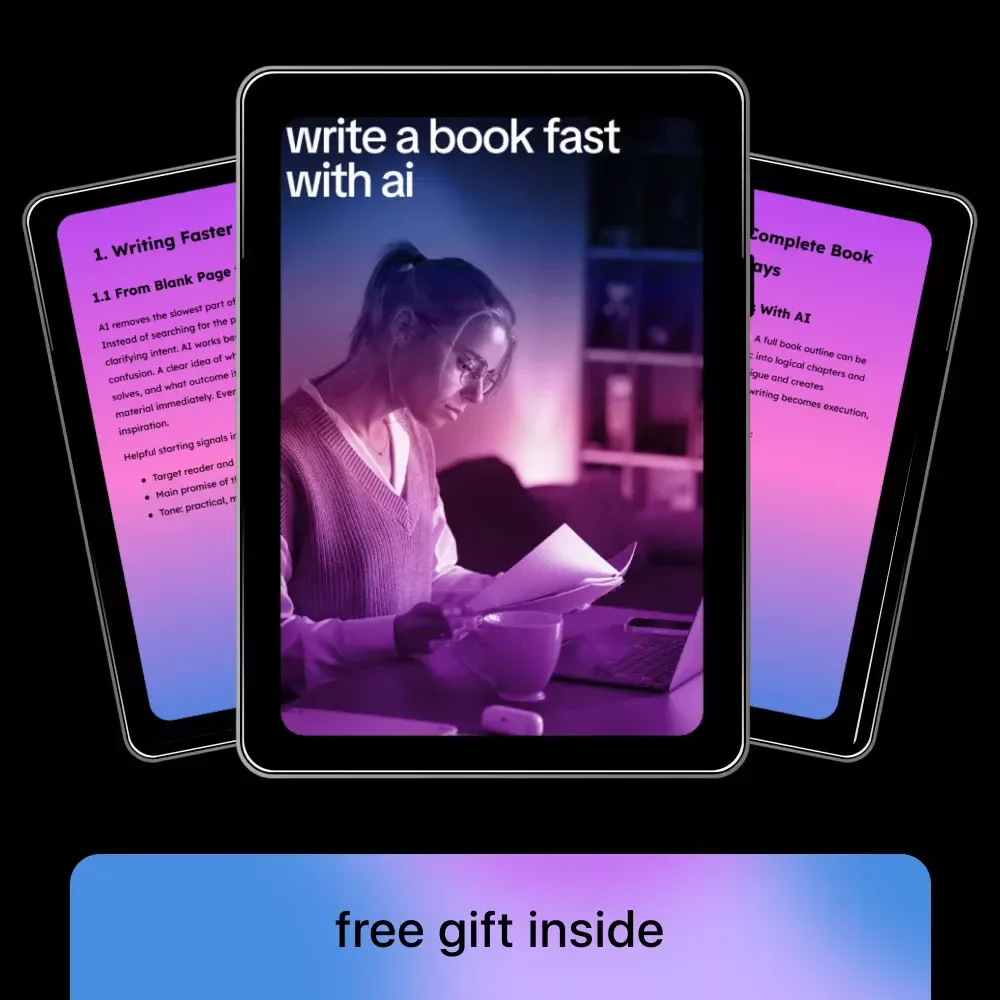 Write a Book Fast With AI: Ultimate Guide to Using AI to Write a Book Fast