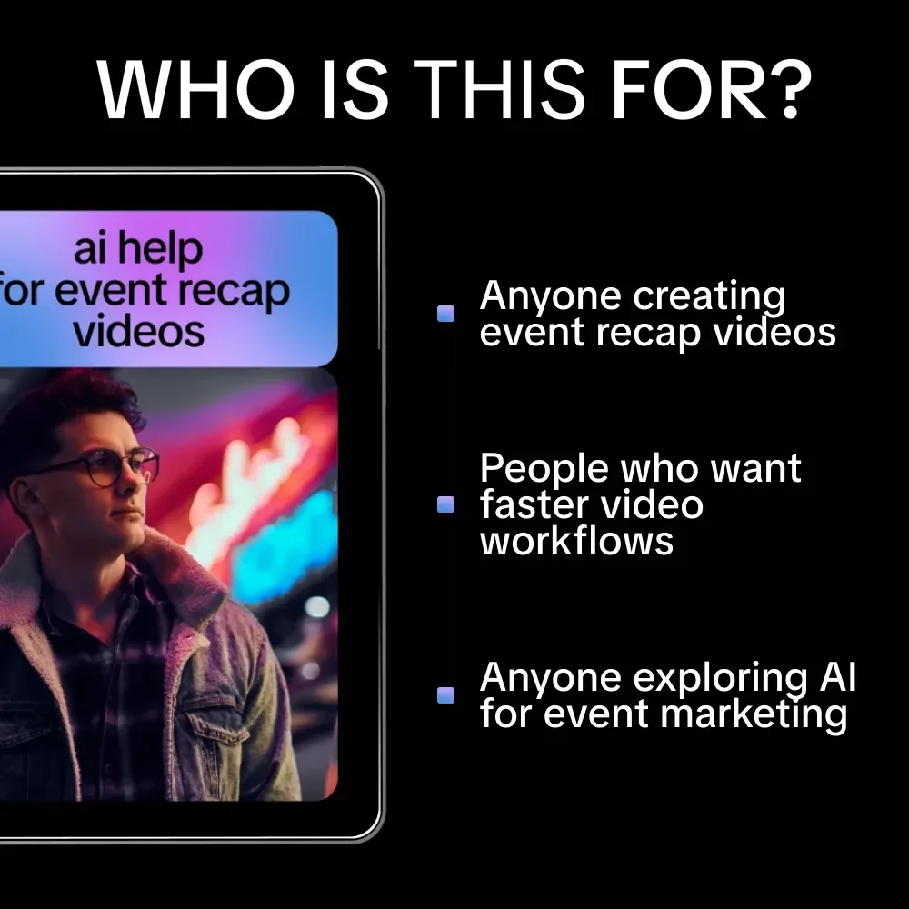 AI Help for Event Recap Videos – Practical Guide for Faster Editing, Smarter Highlights & High-Impact Event Videos